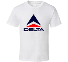 Delta Airlines Cool Vintage Airline Logo T Shirt