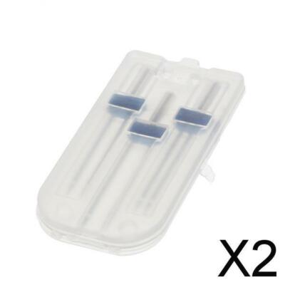 2x 3 Stück Twin Stretch Maschinennadel Doppel Zwillingsnadeln für Nähmaschine