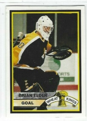 1994-95 Brandon Wheat Kings (WHL) Brian Elder (goalie)