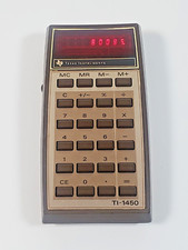 VINTAGE Texas Instruments TI-1450 Calculator W/ Original CASE