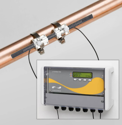 Ultrasonic Flow Meter Micronics Brand New in Box for 4" to 8" pipes