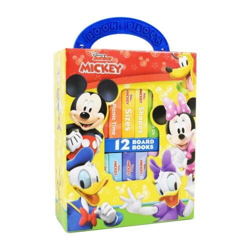 Disney Mickey Mouse Clubhouse 12 books by Disney Ages 0-5 - Board Book - Afbeelding 1 van 5