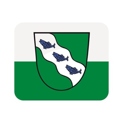 Mousepad Textil Ansbach Fahne Flagge Mauspad