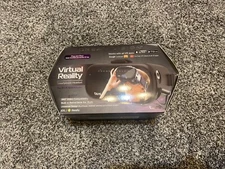 Dream Vision VR Virtual Reality 360 Smartphone Headset Earbuds iOS Android Black