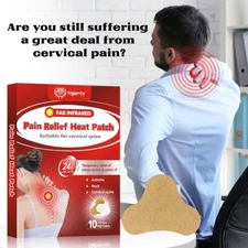 10pcs Waist Back Relief Patches Lumbar Herbal Patch Cervical Spine Plaster Pad