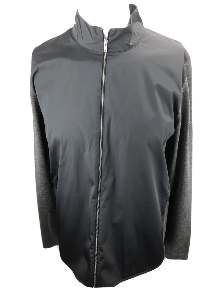 Theory Bellvil Mens Small S Lightweight Jacket Full Zip Mock Neck New! MSRP $345 - Image 3 of 4