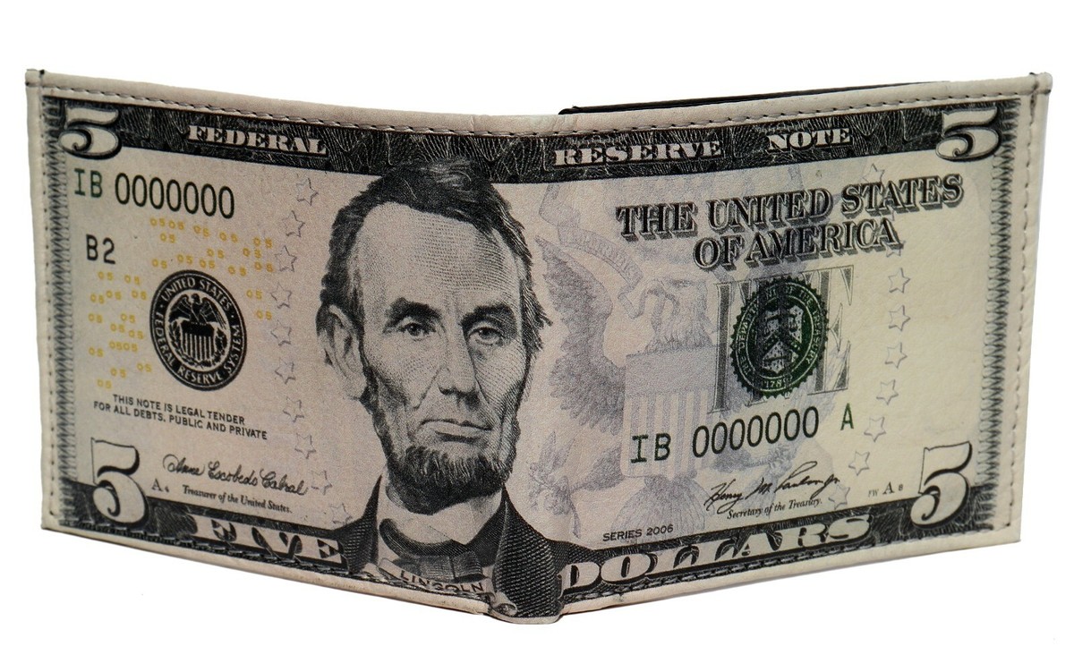 Abraham Lincoln 5 Dollar Bill Origami