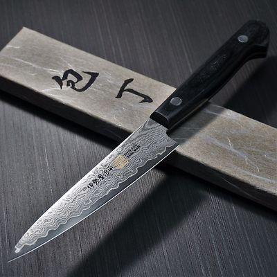 Japanese SETO ISEYA 33Layers Damascus VG10 Utility Petty Knife 120mm Japan G-1
