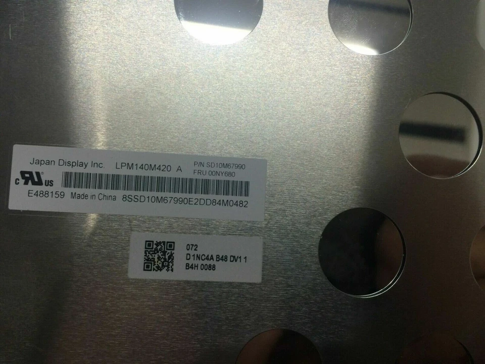 500nit 14.0" WQHD IPS Laptop TELA LCD f Lenovo ThinkPad T490S T490 6º Brilhante - Imagem 3 de 3