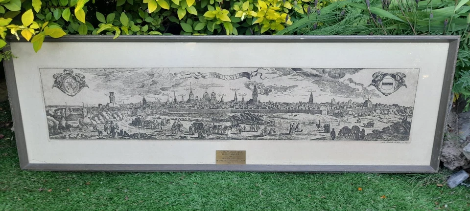 Antiguo cartógrafo holandés vintage Frederick de Wit Munster Alemania Münster 1655 Foto 2 de 4
