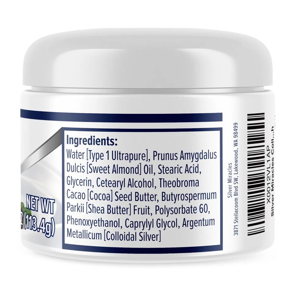 Crema de plata coloidal de Silver Miracles DIRECTO DEL FABRICANTE Foto 2 de 4