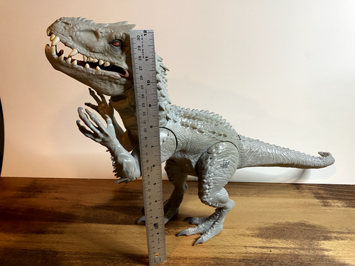 Jurassic World Indominus Rex 20” Dinosaur Toy w/ Lights & Sound (2014 Hasbro) - Picture 2 of 3