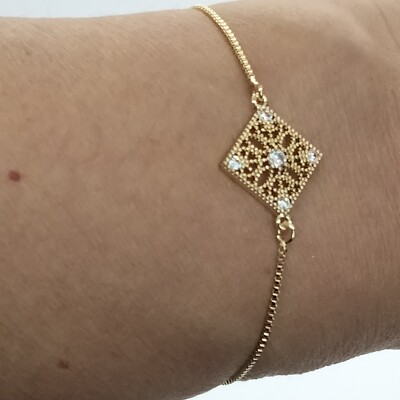 Armband vergoldet verstellbar