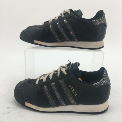 Adidas Samoa C Snake Sneakers 13 Toddler Black Low Top Lace Up Casual  BW1298 | eBay