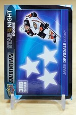 2021-22 UD Credentials Star of The Night Rookie #3SR-1 Jamie Drysdale