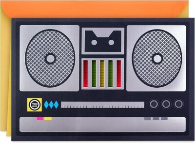 Musical Boombox Card (MC Hammer, U Can't Touch This)