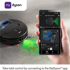 Dyson Spot+Scrub Ai Wet and Dry Robot Vacuum | Black/Blue | Latest Technology 9