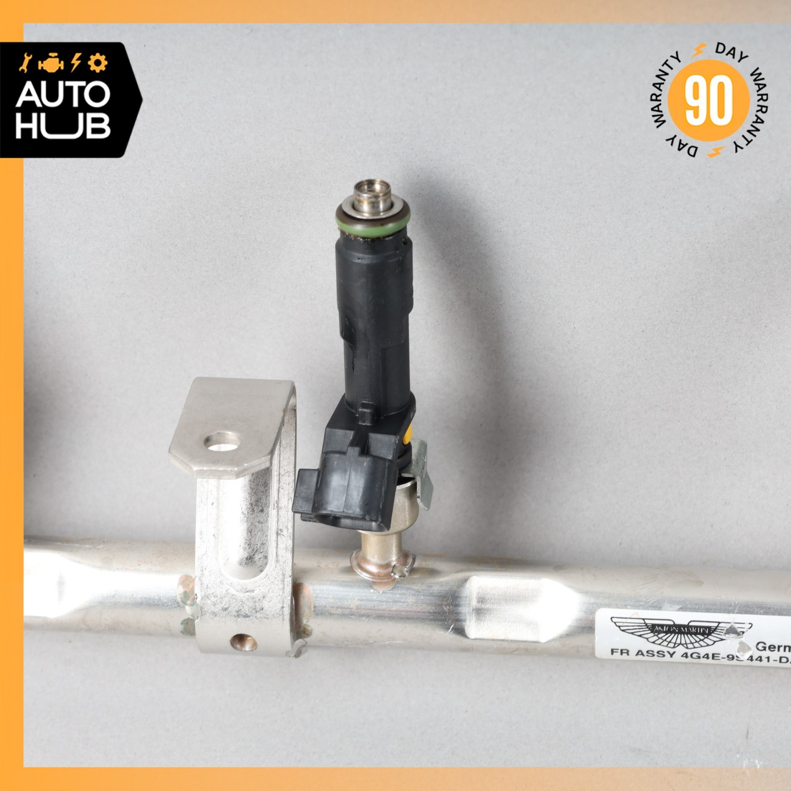 10-17 Aston Martin DB9 Rapide Left Side Fuel Injector Rail w/Injectors OEM