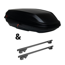 Für Audi A4 Avant Typ 8D/B5 - Dachträger Menabo Sherman & Dachbox BiCube 400+