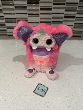 Takara Tomy Rizmo Interactive Musical Plush Toy Pink/White Sings Moves Lights Up