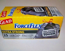 Glad ForceFlex Plus 30 gal No Scent Large Trash Bags Drawstring 25 pk 70359