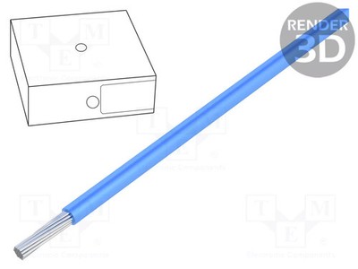 ÖLFLEX WIRE MS 2.2 Cu Line 6mm2 Leitungen blau PVC