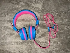 Jlab Jbuddies Studio Wired Kids Headphones Volume Limiter Pink&Blue