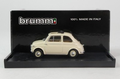Brumm Fiat Neu 500 Schiebedach Dach Offen Ivory 1959 1/43 R364-02