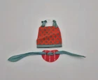 Vintage Barbie: 1969 SKIPPER #1966 Jeepers Creepers Top & Visor Scarf Only