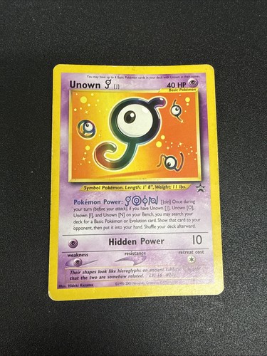 Unown [J] — WoTC Promo