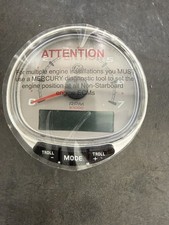Mercury SmartCraft SC1000 Tachometer Grey P/N#: 79- 8M0135645 SS: 8M0079897