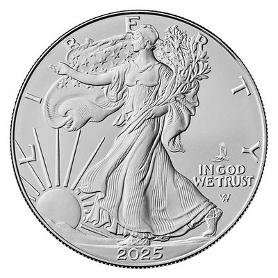 2025-(P) 1 oz American Silver Eagle Coin BU (Eagle Privy) | eBay