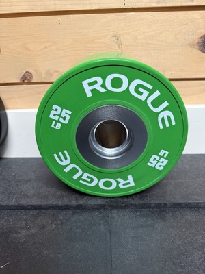 Rogue Fitness 25 Pound Dumbbell Bumper Plate Single | eBay