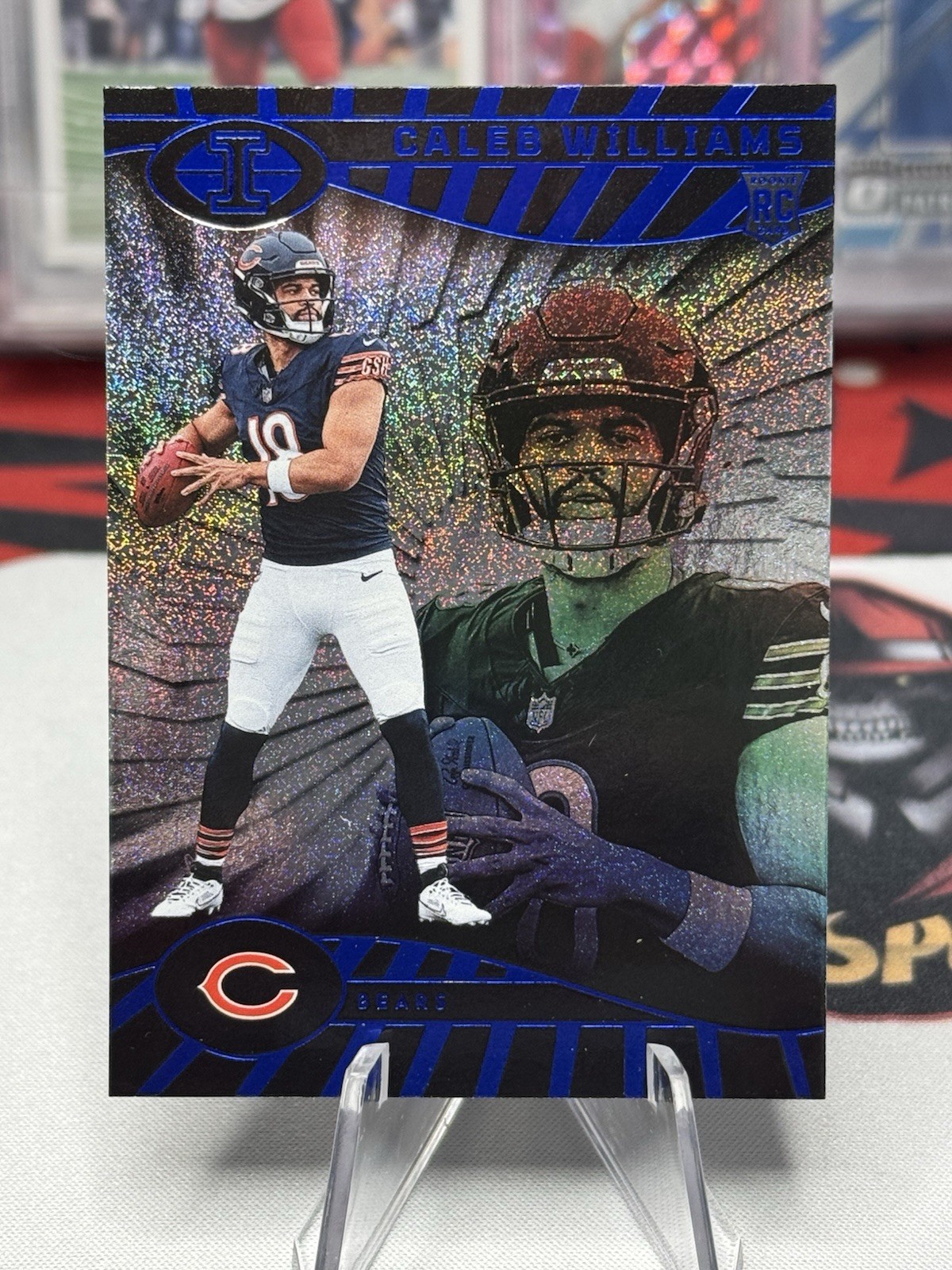 2024 Panini Illusions - Caleb Williams #13 Trophy Collection Dots (RC)