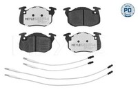 Original Meyle Bremsbelagsatz Scheibenbremse 025 209 0618/PD FüR CitroëN