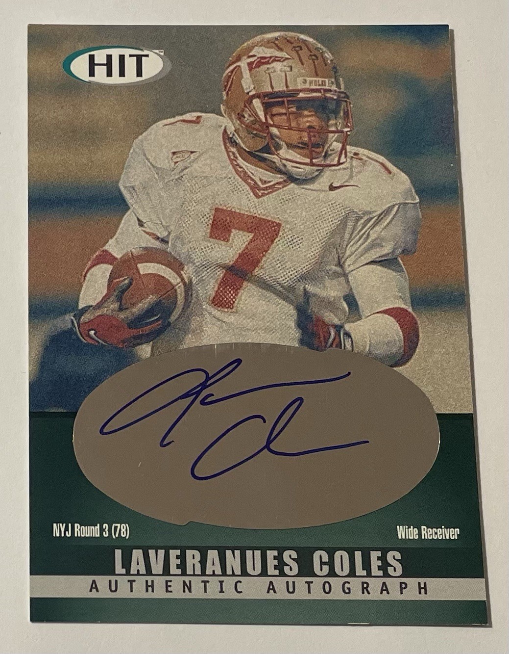Laveranues Coles SA-GE Hit Autographs #A14 Base