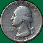 1932-D Washington Quarter Silver Very Good VG Coin, Rim Bumps #35550