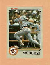 1983 Fleer 70 Cal Ripken Jr Baltimore Orioles NM or Better
