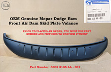 Oem Mopar Front Bumper Valance 2011-2018 Dodge Ram 1500 Sport And Express Only Oem Mopar Front Bumper Valance 2011-2018 Dodge Ram 1500 Sport And Express Only
