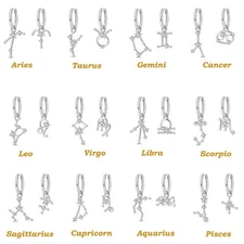 PANDACH 925 Sterling Silver Constellation Earrings For Women Dangle Drop Earring