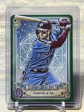 2020 Topps Gypsy Queen Bryce Harper Tarot of the Diamond Green #/99 Phillies