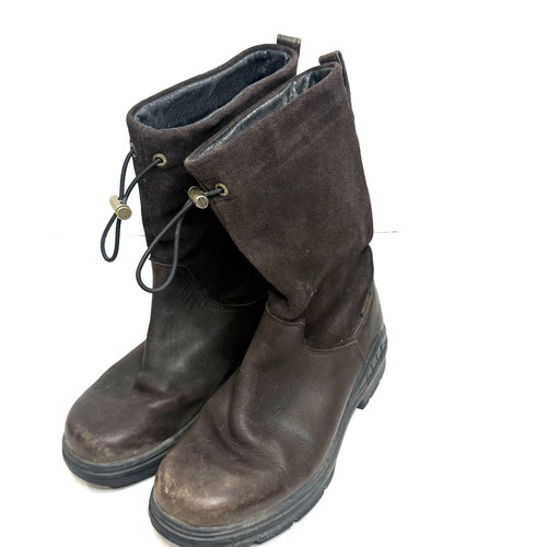 Ariat Barnyard Belle H2O Brown Leather Boots Women's size 8B