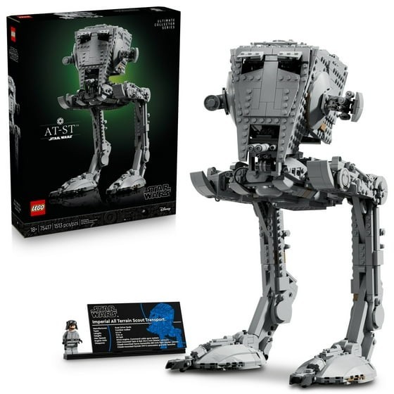 LEGO Star Wars AT-ST Walker Building Set - Adult Building Blocks for Fans 75417