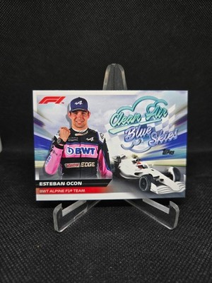 Esteban Ocon 2025 Topps Turbo Attax 'Clean Air Blue Skies ' Insert #CABS-ED