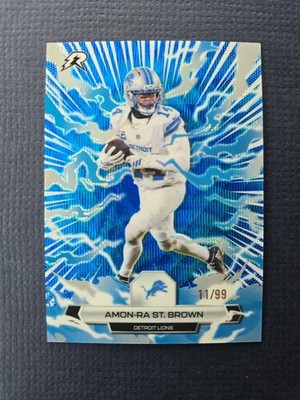 2025 Topps Resurgence - Amon-Ra St. Brown ~Blue Surge~ 11/99