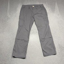 Duluth Trading Dry On The Fly Cargo Pants Women 16x31 Grey Stretch Hiking 34x30