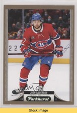 2022-23 Upper Deck Parkhurst Bronze Border Josh Anderson #37 READ 6f8