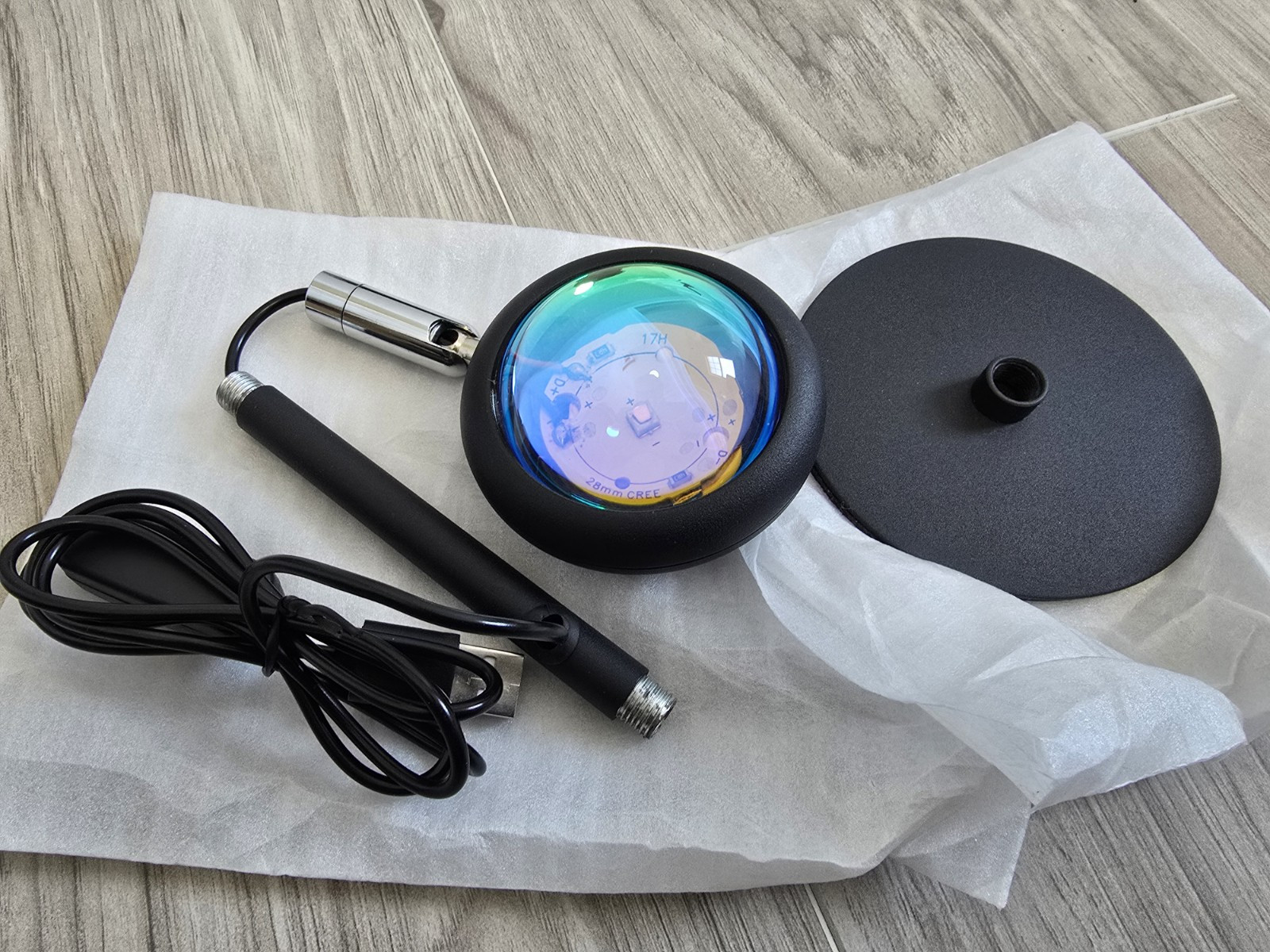 Sunset Projector USB Projection Atmosphere LED Desk Night Lights Lamp Home Decor