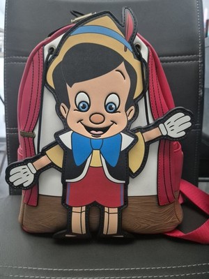 Disney Loungefly Rucksack Pinocchio Neu mit Etikett bewegliche Arme
