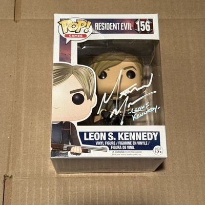 Matthew Mercer Signed Leon S. Kennedy #156 Resident Evil Funko w